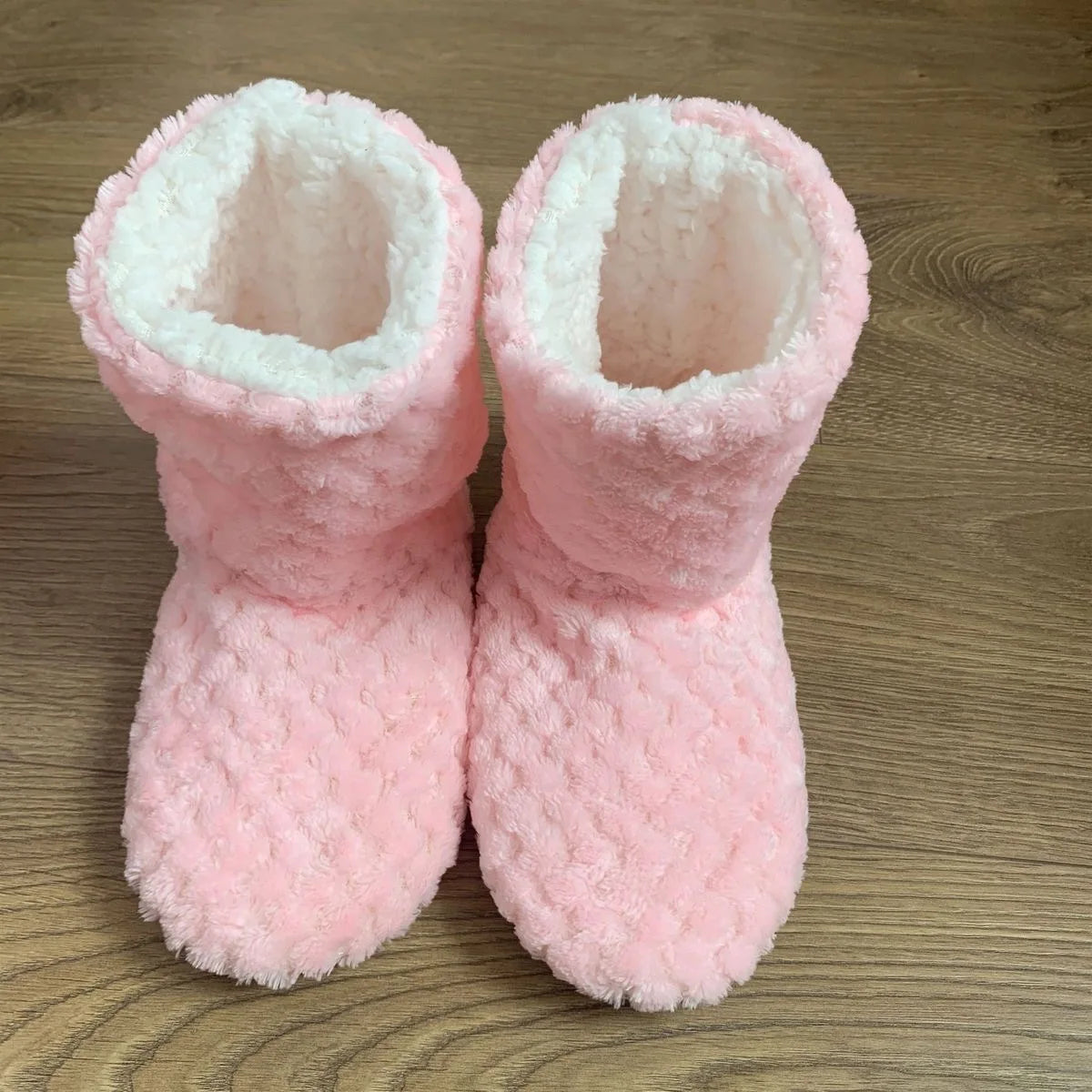 Women's Plush Fur Ankle Boot Slippers – Warm Winter Indoor Boots