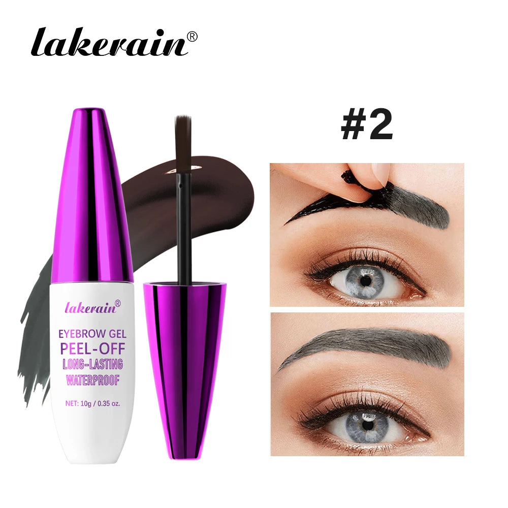 Tattoo Peel-off Eyebrow Gel Waterproof and Sweat-proof Long-Lasting Smudge-Proof Effect Natural Eyebrow Dye Eye Makeup Cosmetics Peaceful Pleasures Health and Wellness 2