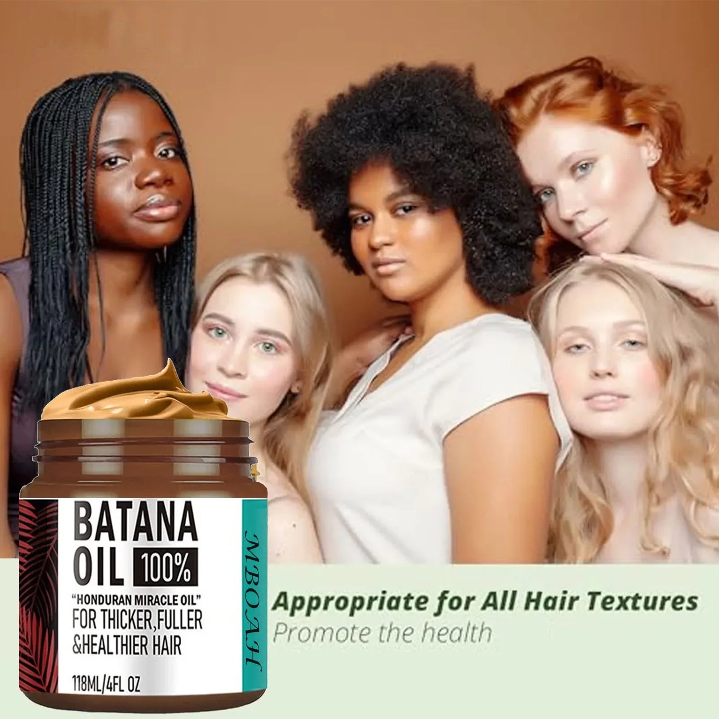 100% Unrefined Batana Oil Hair Conditioner – 118ml