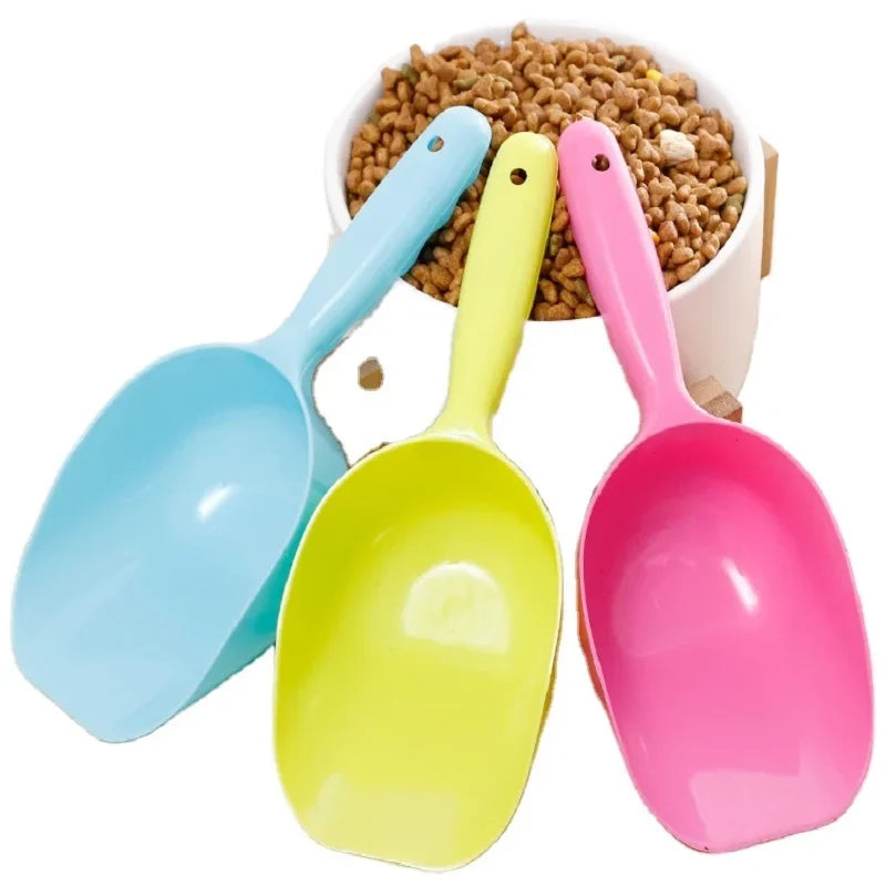 Plastic Pet Food Scoop 3 Colors | Dog & Cat Feeder Spoon Pet Food Scoop Peaceful Pleasures Health and Wellness