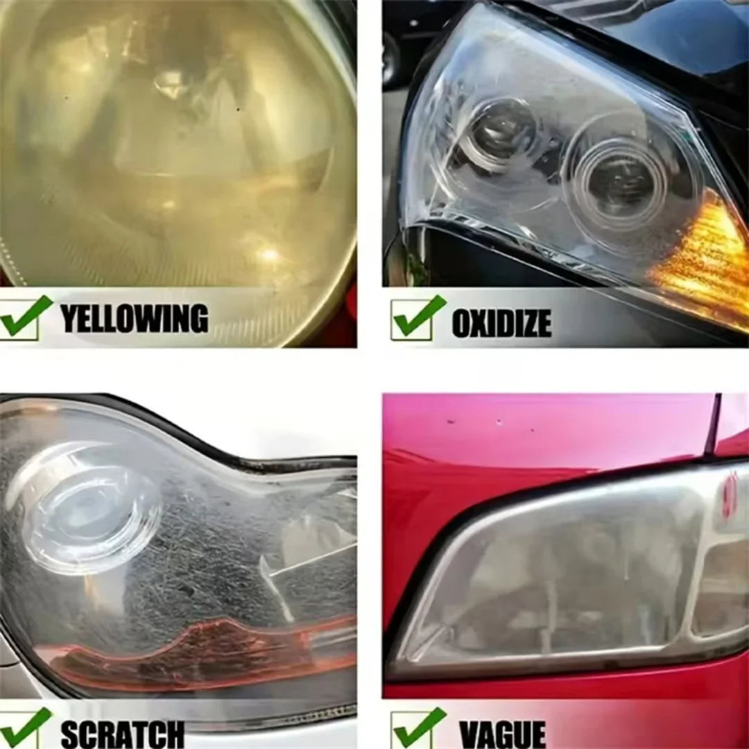 Car Headlight Restoration Polish 40ml | Anti-Yellowing