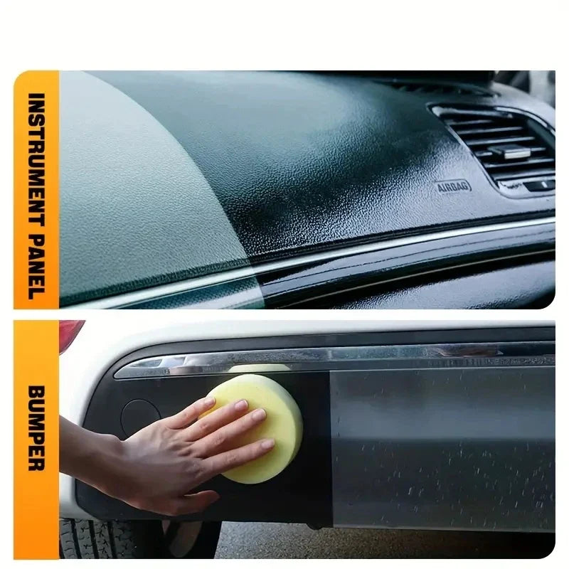 GREEDY TREE Car Plastic Restorer – Crystal Clear Wax Polish