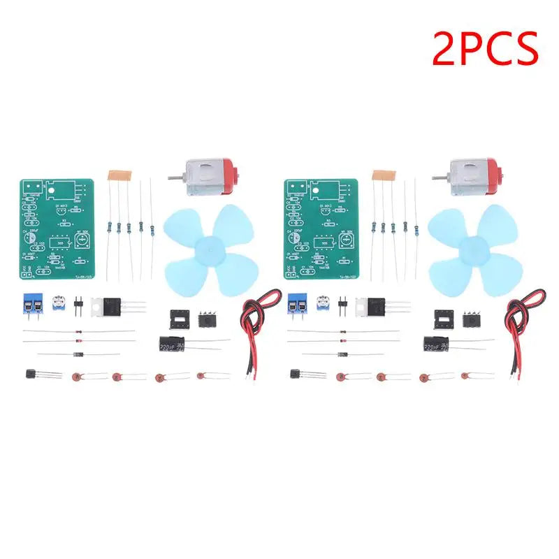 NE555 DIY Electric Fan Kit – DC 4.5V PWM Speed Controller