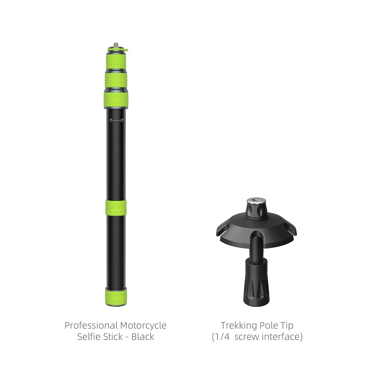 Aluminum Alloy For Comfortable Grip For DJI Action Camera 1.1M Selfie Stick For Insta360 Panorama Camera Motorcycle Selfie Stick Peaceful Pleasures Health and Wellness A