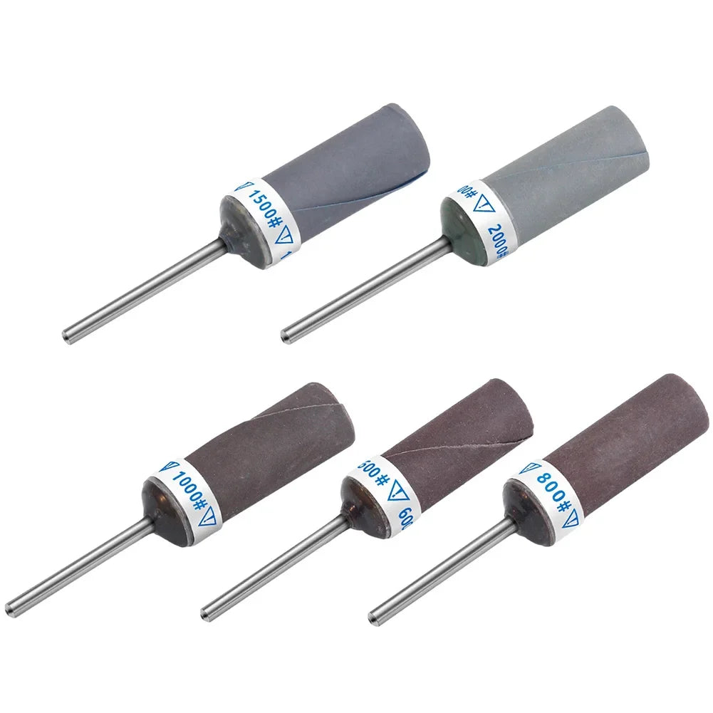5-Piece Sanding Stick Grinding Heads P600–P2000 | Mirror Polish