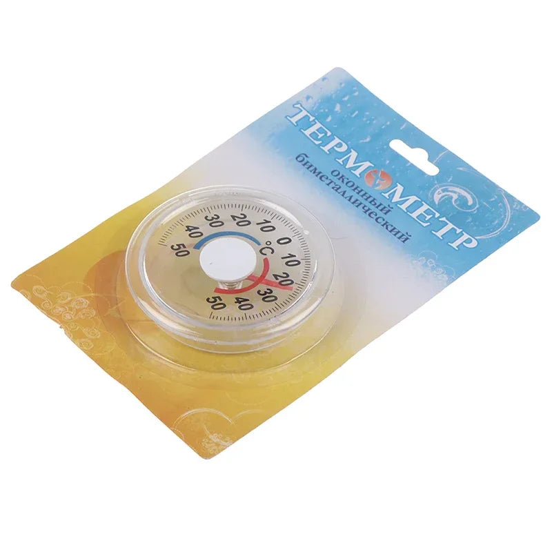 Indoor Outdoor Window Dial Thermometer | -50°C to 50°C Gauge Window Dial Thermometer Peaceful Pleasures Health and Wellness