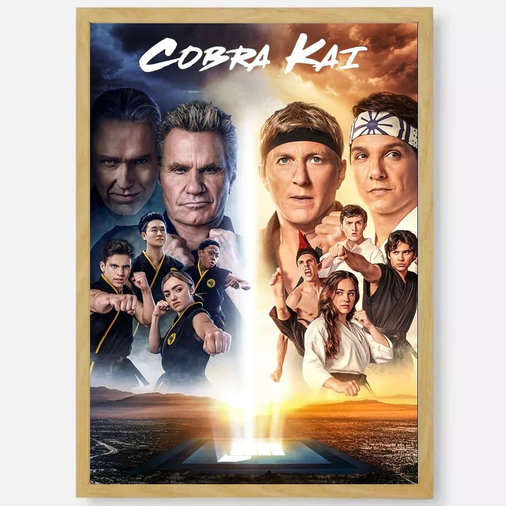 Cobra Kai HD Waterproof PVC Wall Poster | Home Décor Art Wall Art Poster Peaceful Pleasures Health and Wellness z6 40X50cmNoframe