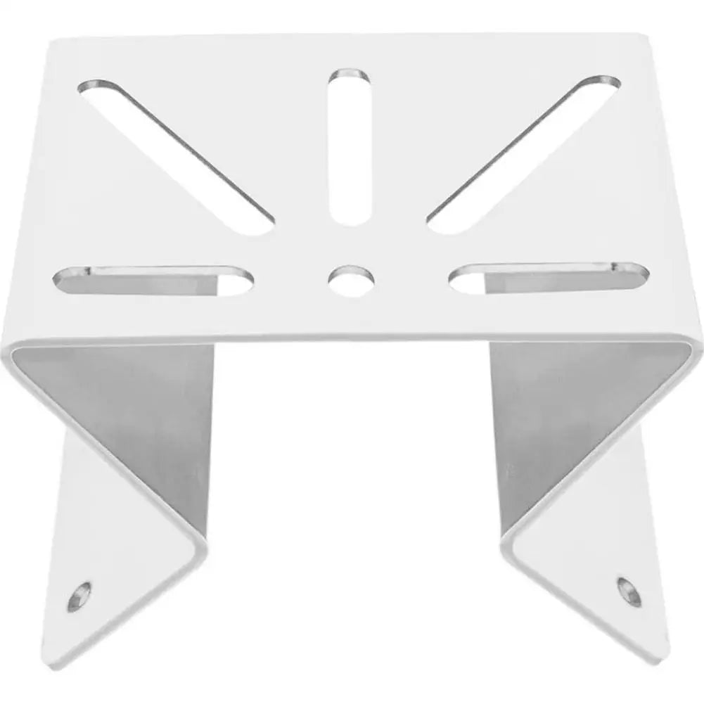 Wall Mount Corner Bracket For Security Camera Setup Peaceful Pleasures Health and Wellness white