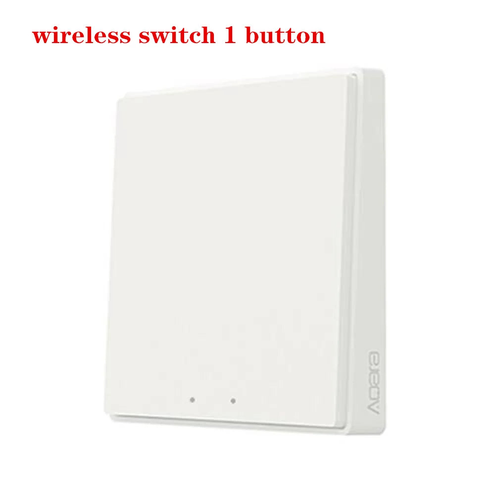 Original Aqara D1 Smart Wall Switch Zigbee Wired/Wireless Wall Switch 1/2/3 Button Switches For Mijia Mi Home APP Apple Homekit Peaceful Pleasures Health and Wellness wireless switch 1