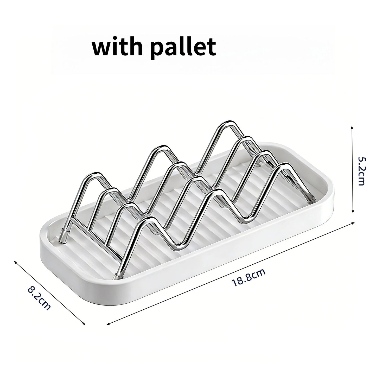 Stainless Steel Drainage Soap Dish | Anti-Slip Bar Soap Holder