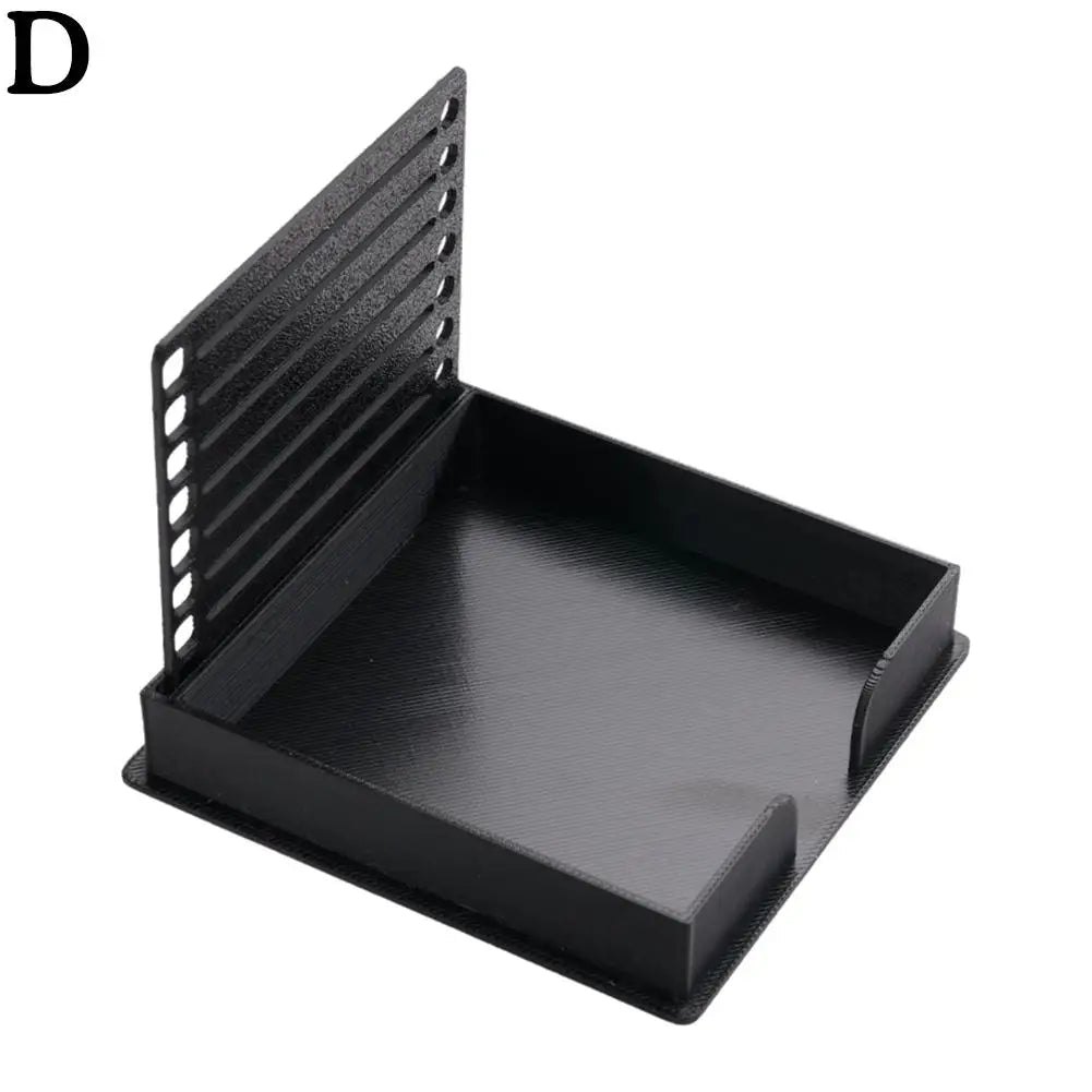 Sticky Note Dispenser Sticky Note Holder With Stencil Sticky Notes Template For Note Pad Self-adhesive Notepad Note Organ Peaceful Pleasures Health and Wellness D