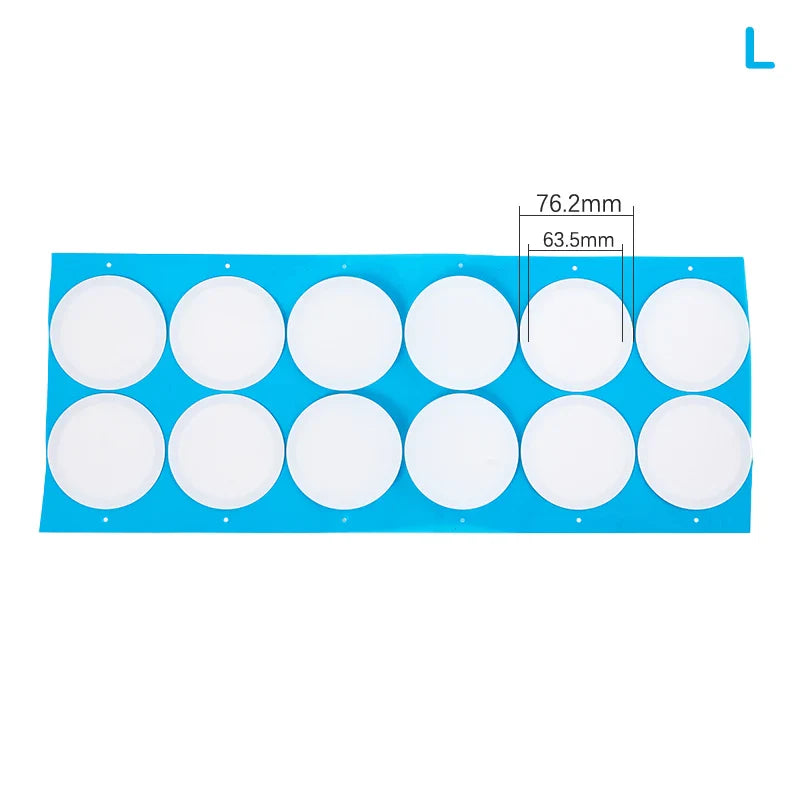 EPTFE Filter Disc Stickers for Mushroom Jar Lids | 59mm & 76mm