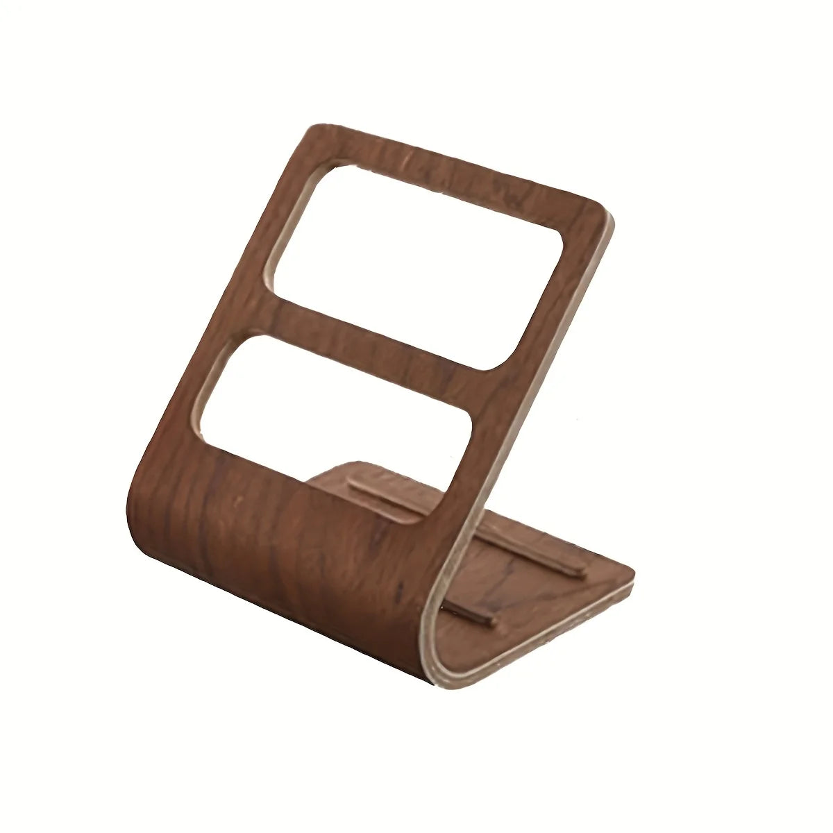 Home Remote Holder, Wooden Remote Control Holder, No Assembly Remote Caddy with 2-Slot Media Organizer for Home Living Room Peaceful Pleasures Health and Wellness Walnut Color