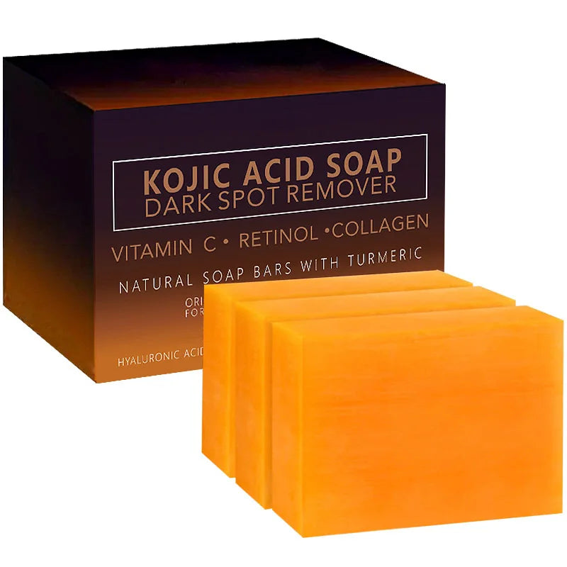 Kojic Acid Soap Ginger Handmade Soap Glutathione Essential Oil Soap Turmeric Soap Peaceful Pleasures Health and Wellness 1