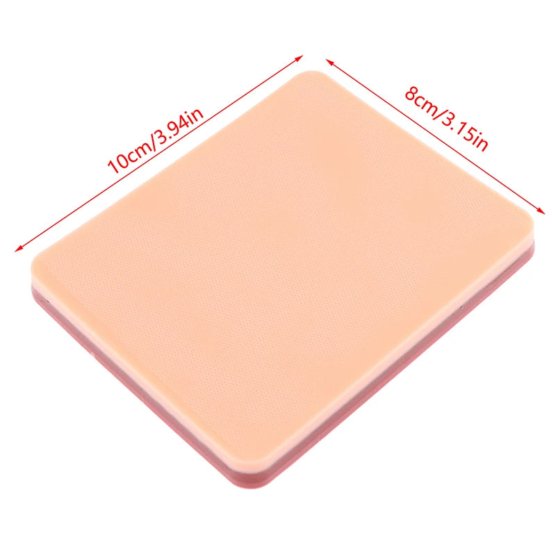 Silicone Simulation Skin Suture Training Model Surgical Suture Knotting Teaching Pad Gadgets Self Designed Wounds Reusable Peaceful Pleasures Health and Wellness