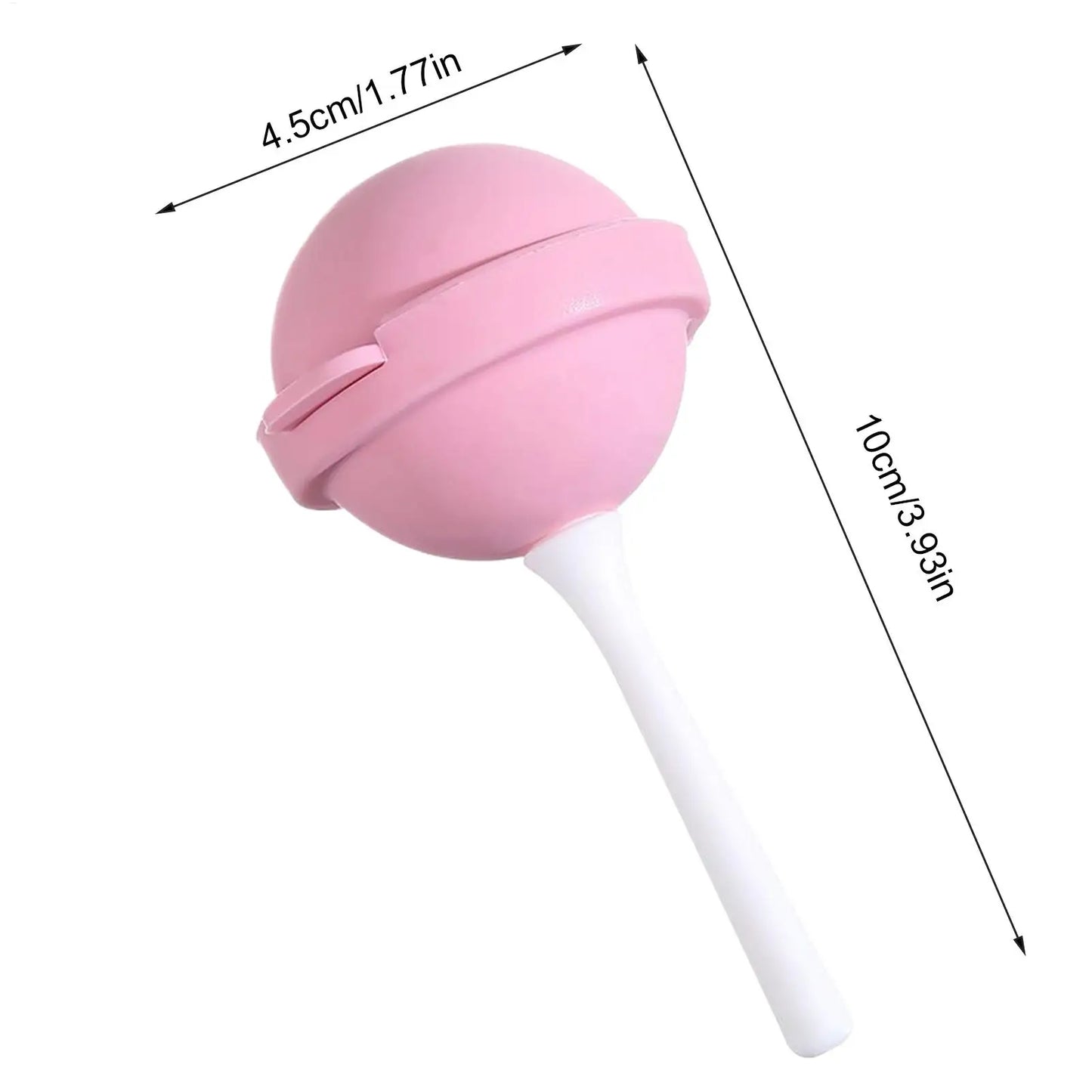 4Pcs Lollipop Shape Ice Molds For Kids Silicone Easy To Use Summer Cool Popsicles Ice Cream Make DIY Tools Ice Cube Molds Peaceful Pleasures Health and Wellness