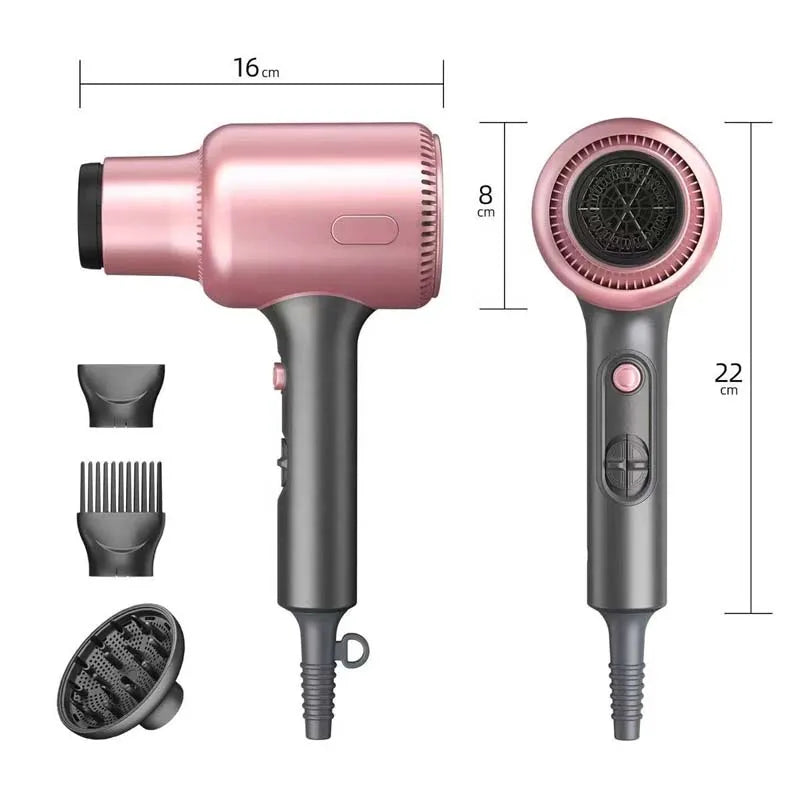 Best-Selling High-Power Silent Custom Negative Ion1900W Constant Temperature Hair Dryer Air Collecting Diffuser Peaceful Pleasures Health and Wellness