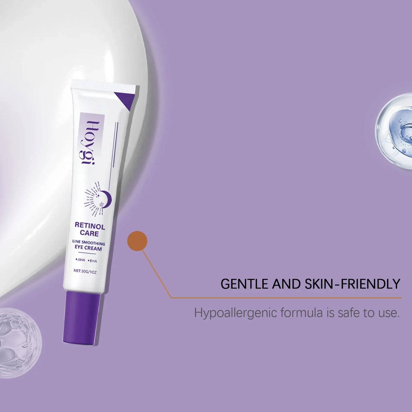 Hoygi Retinol Eye Cream – Dark Circles & Anti-Wrinkle 30g