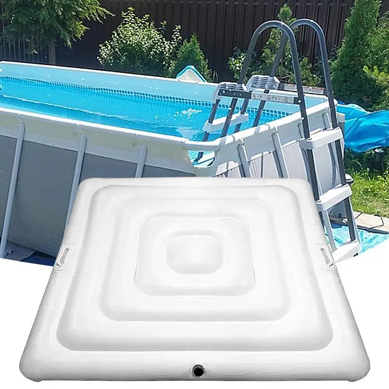 Hot Tub Cover Square Insulated Hot Tub Cover Inflatable Energy Saving Square Hot Tub Lid for hot tub cover protector Peaceful Pleasures Health and Wellness