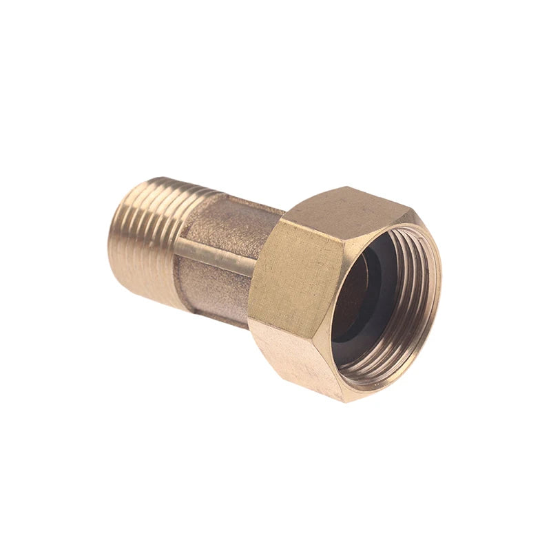 New 1/2 Inch 3/4 Inch Tap Water Meter Pump Adapter Male To Female Threaded Fitting Coupler Connector For Water Meter Peaceful Pleasures Health and Wellness 1-2