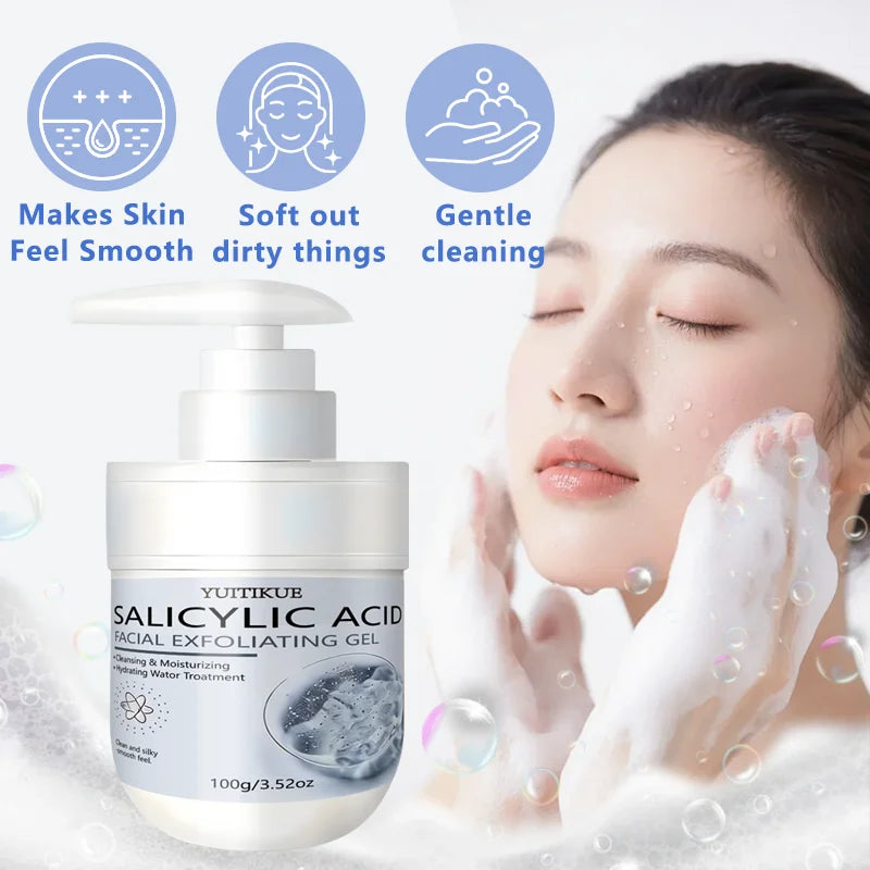 Salicylic Acid Exfoliating Gel – Pore Cleanser Face & Body Exfoliating Gel Peaceful Pleasures Health and Wellness