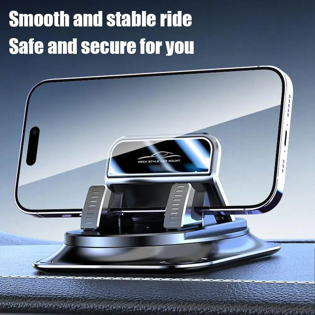 Car Dashboard Mobile Phone Fixer 360 Rotating Sticky Auto Phone Mount Stable Universal Car Mobile Phone Fixer Supplies Peaceful Pleasures Health and Wellness