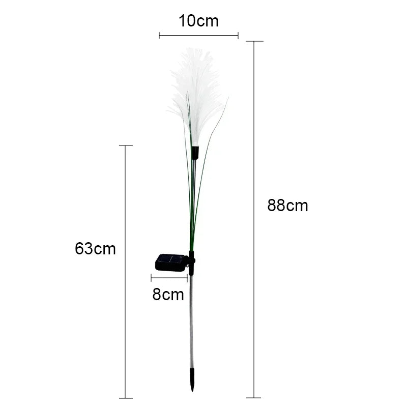 Solar LED Reed Garden Light – Waterproof Outdoor Path Lamp