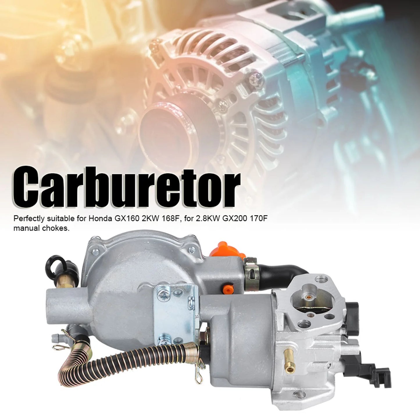 Generator Dual Fuel Carburetor LPG NG Conversion Fits GX160 2KW 168F