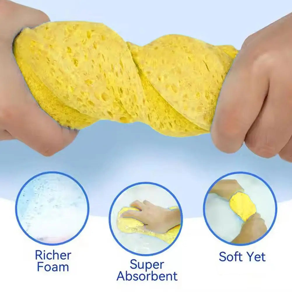 3-Pack Exfoliating Bath Sponges – Soft Shower Scrubber Set Bath & Body Peaceful Pleasures Health and Wellness