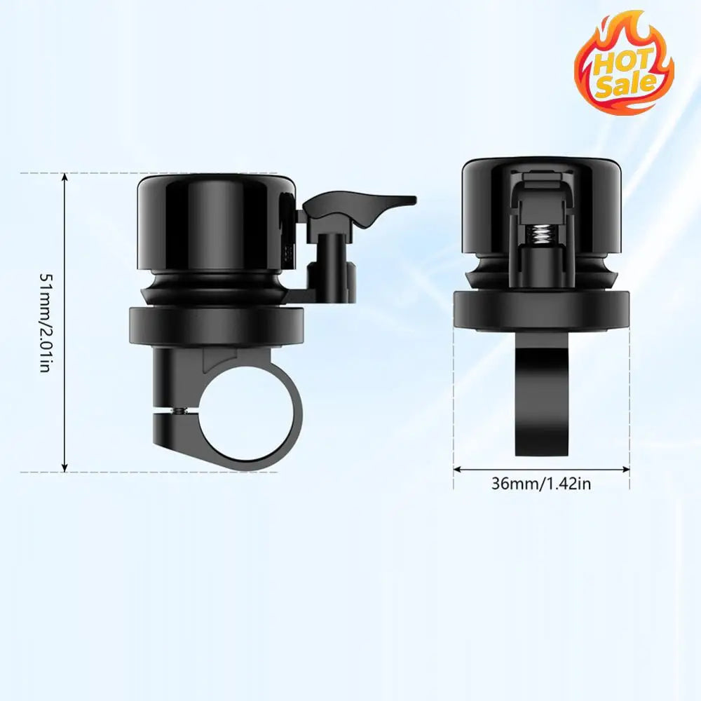 Bike Bell AirTag Mount – Hidden GPS Tracker Holder for Bicycles