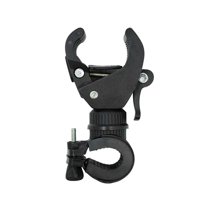 90/360° Rotating Bike Handlebar Flashlight Mount Clamp Holder