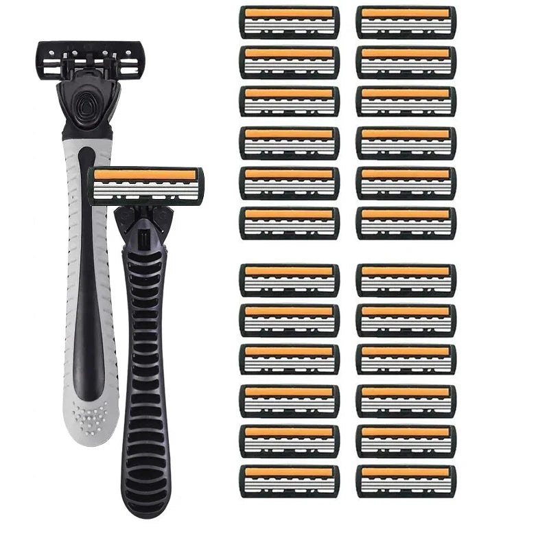 Men's Reusable Two-Layer Blade Razor | Multi-Tool Head