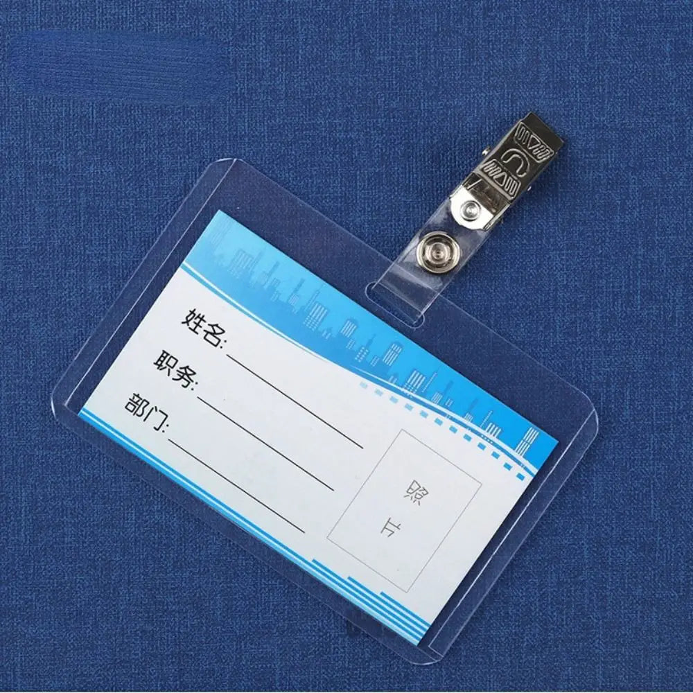 PVC Badge Holder – Clear ID & Work Card Protector Cover