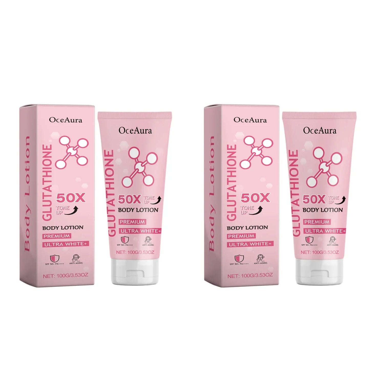 OceAura Glutathione Brightening Body Lotion – Even Skin Tone