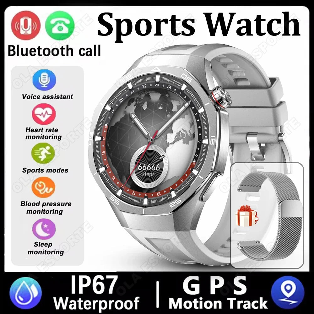 Ola Esporte Smart Watch 1.52" AMOLED Bluetooth Call & Fitness
