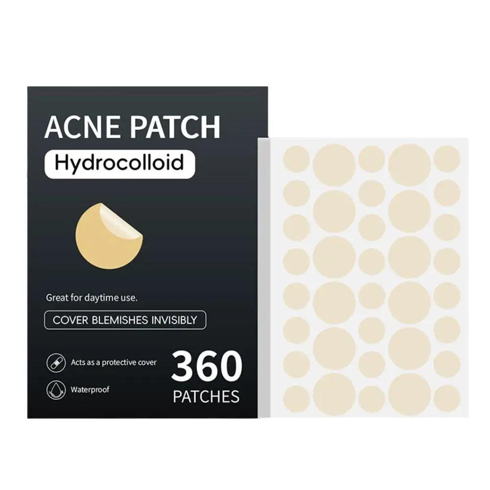 Hydrocolloid Invisible Pimple Patches – Bulk Acne Stickers for Spots & Blemishes (360/720/1080 Count) Peaceful Pleasures Health and Wellness E