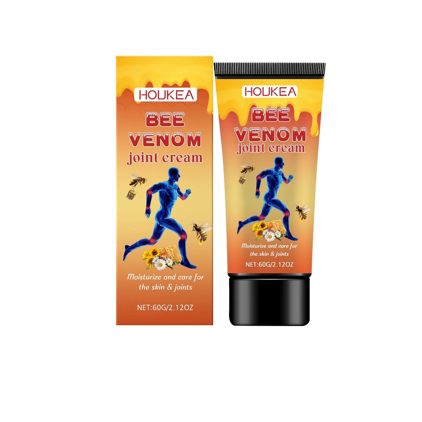HOUKEA Bee Venom & Propolis Body Cream – 60g Moisturizer
