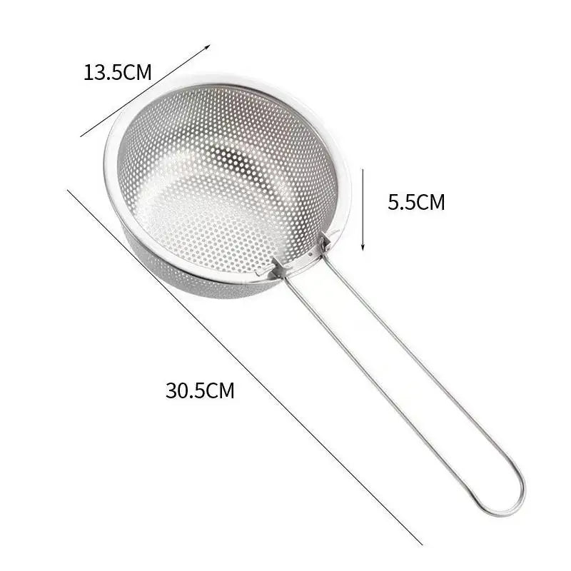 Stainless Steel Pasta Basket Strainer | Noodles & Dumplings
