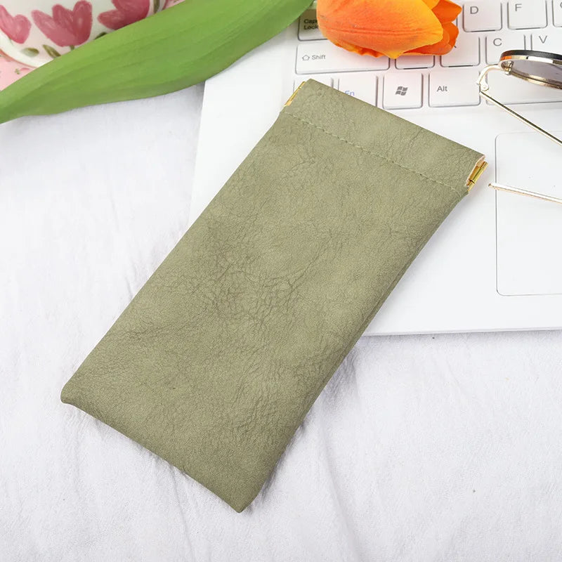 Portable Glasses Sunglasses Storage Bag Anti Pressure Velvet