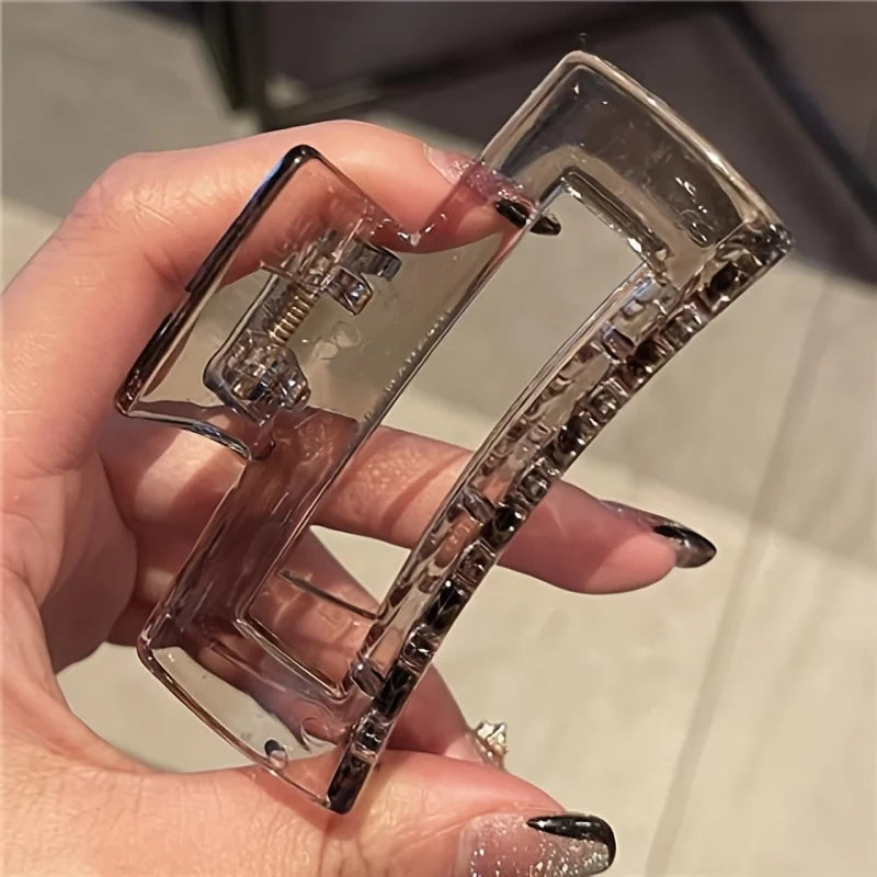Transparent Shark Clip – Large Acrylic Hair Claw for Women Hair Accessories Peaceful Pleasures Health and Wellness
