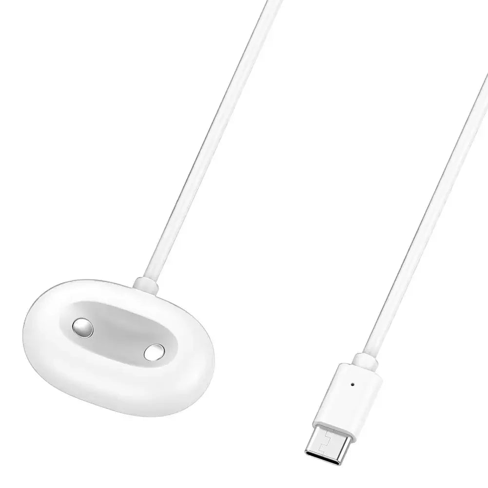 100CM Magnetic Fast Charging Cable Base for Google Pixel Watch 4 41mm 45mm, Smartwatch Charger Dock Power Cord Accessories Peaceful Pleasures Health and Wellness white