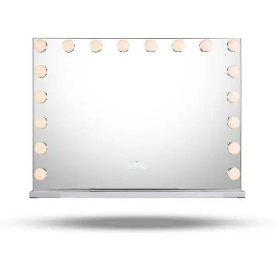 Large LED Vanity Mirror with Bluetooth Speaker & Dimmable Lights