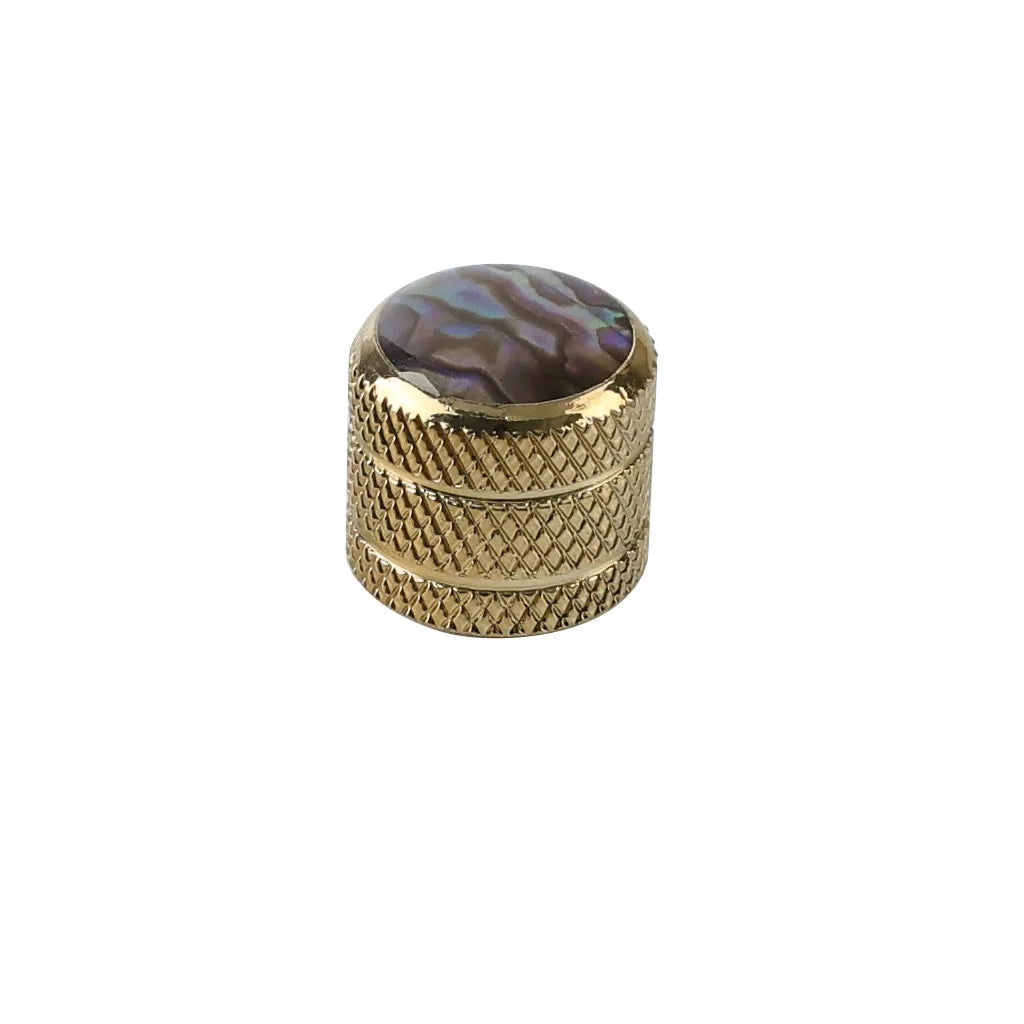 High-grade Scribed Inlaid Abalone Shell Volume Tone Button ST TL