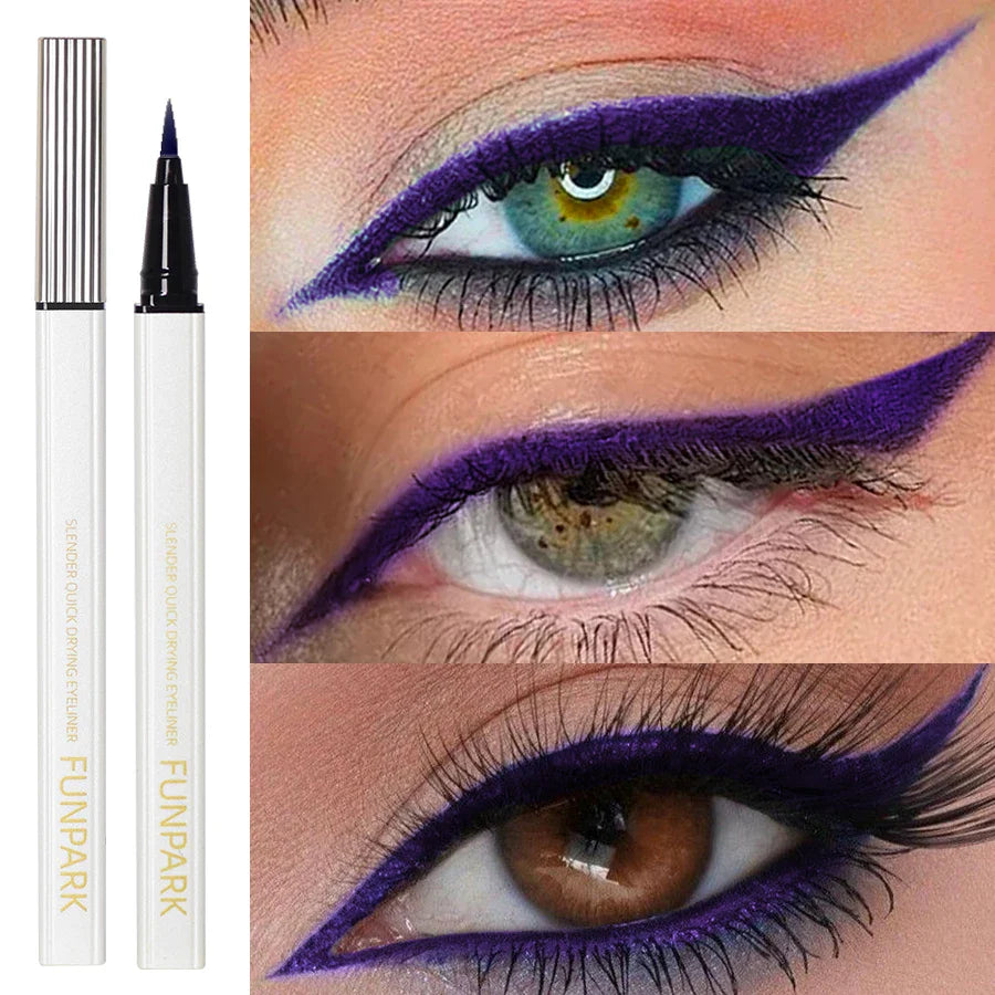 FUNPARK Purple Liquid Eyeliner Pen – Waterproof & Long-Lasting
