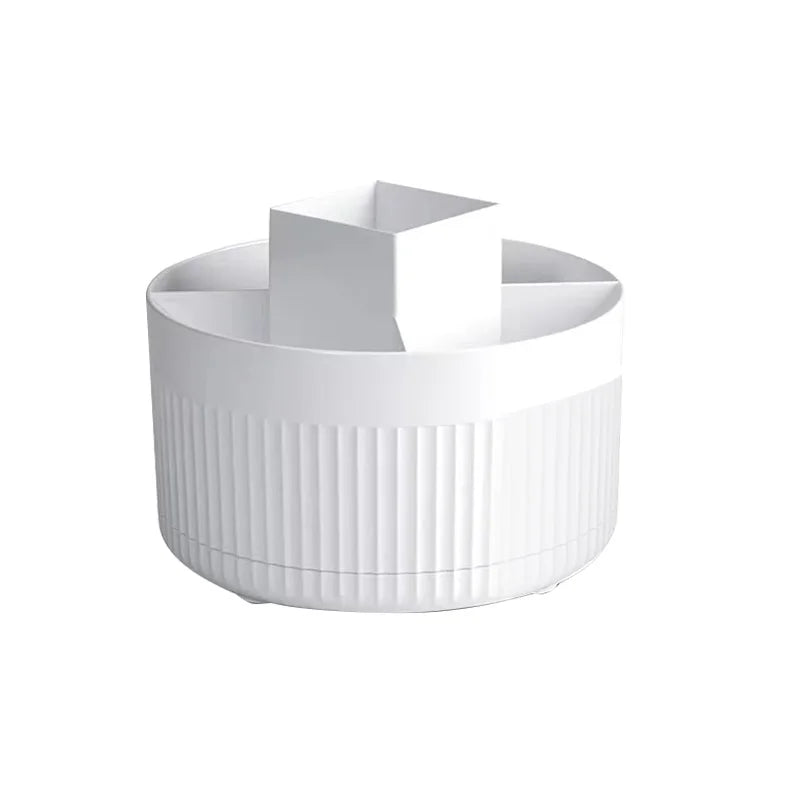 360° Rotating Makeup Brush Holder & Desktop Organizer | RUNTOIN