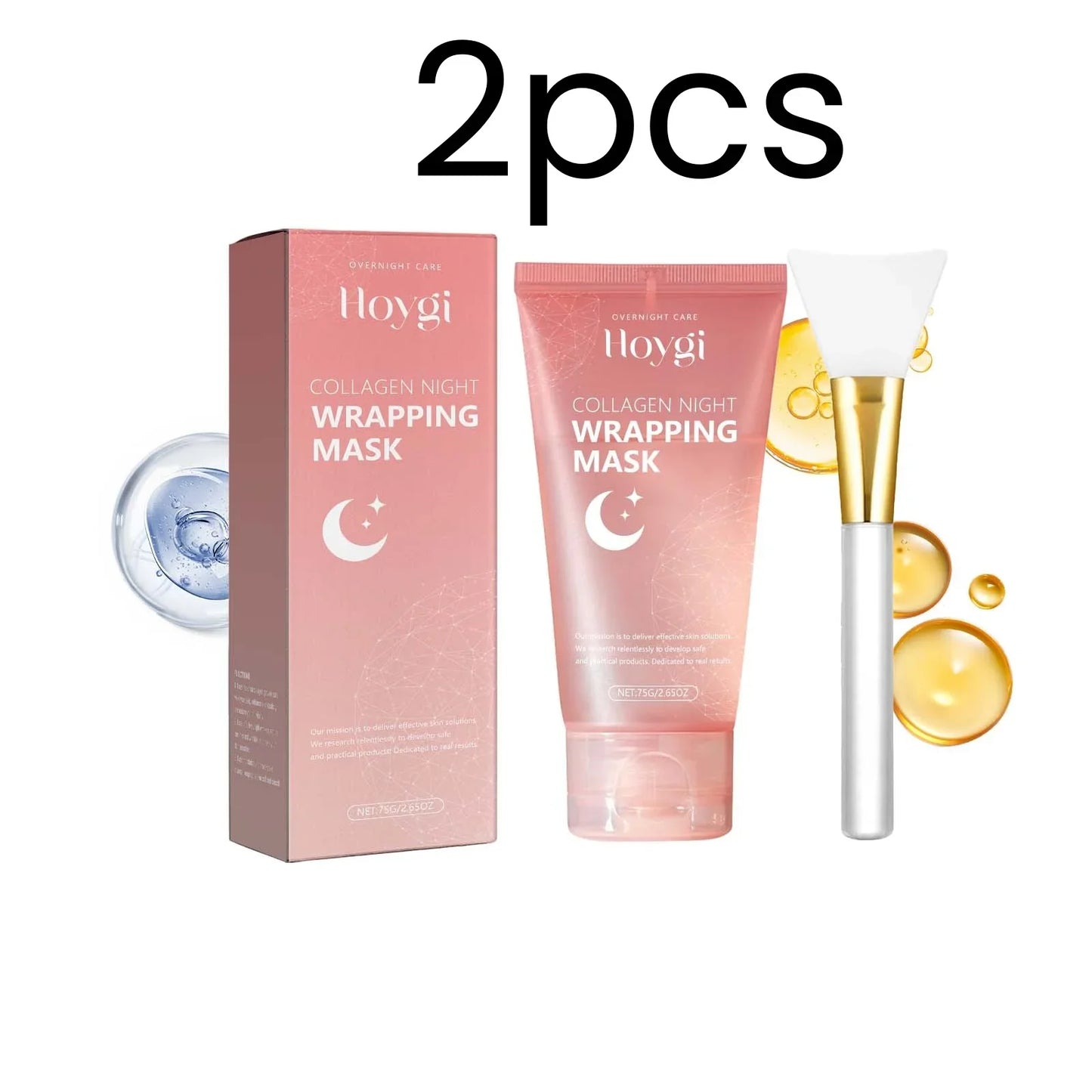 Hoygi Collagen Night Peel Mask – Firm, Brighten & Shrink Pores