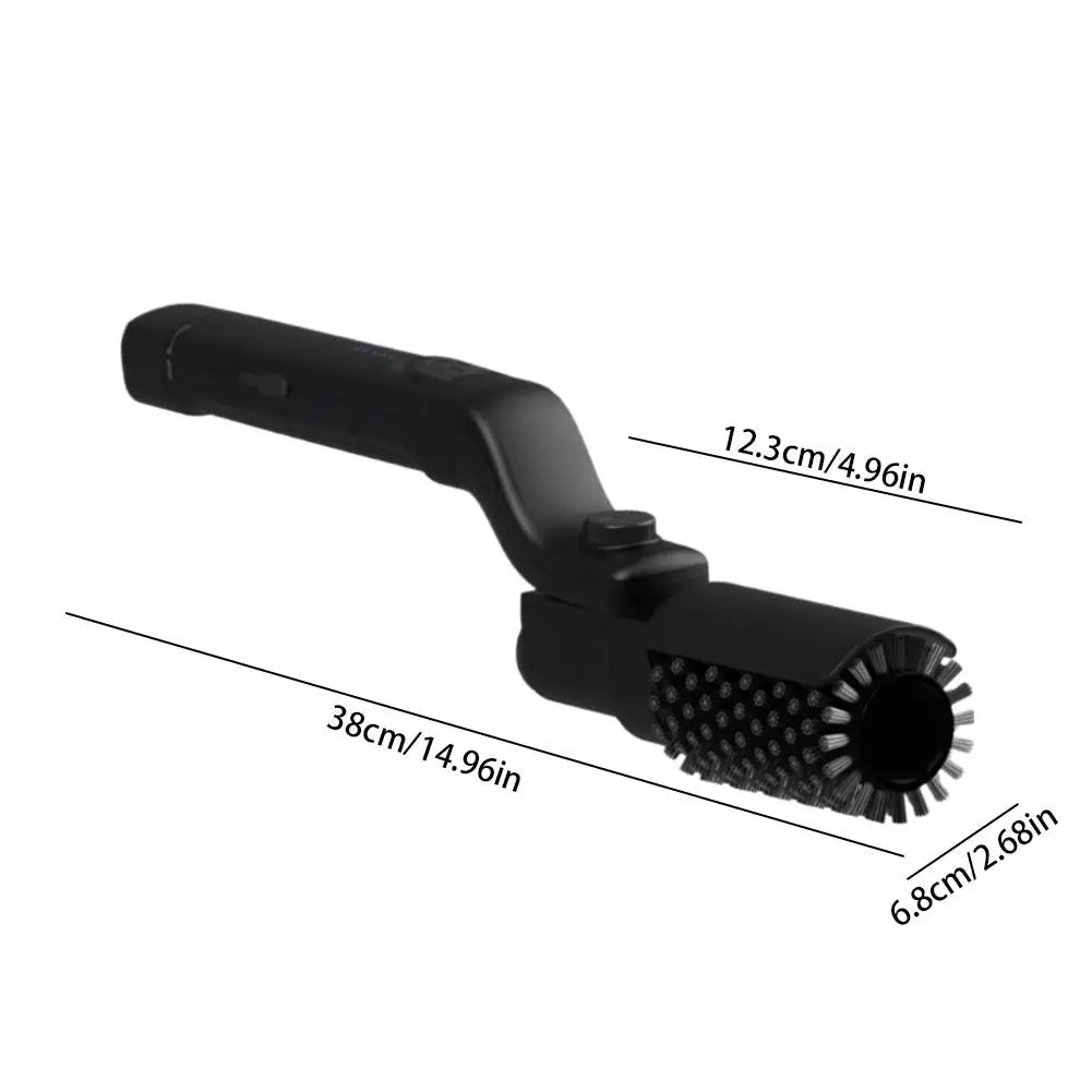 Powerful Electric BBQ Grill Brush Scrubber For Heavy Duty Grease Remove Multi-Function Anti-Splash Kitchen Outdoor Cleaning Tool Peaceful Pleasures Health and Wellness