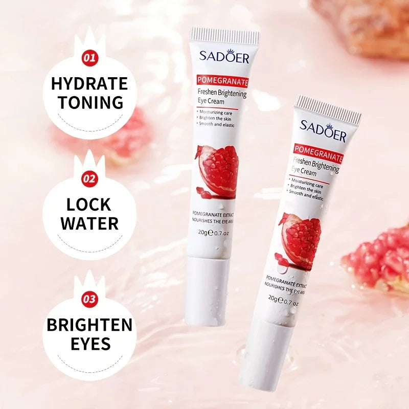 Pomegranate Brightening Eye Cream – Moisturizing & Firming