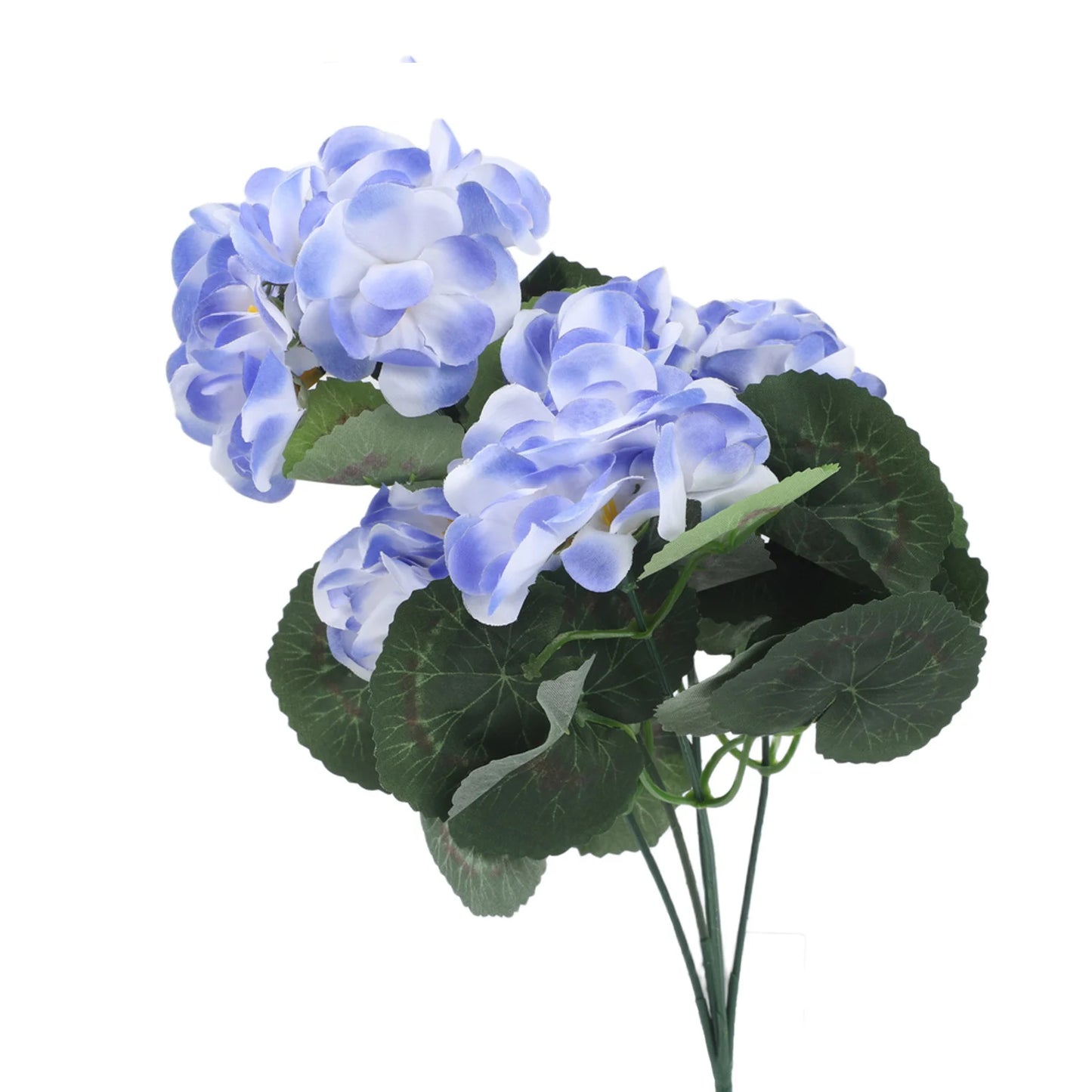 Artificial Silk Begonia Flower | Realistic Geranium Home Decor