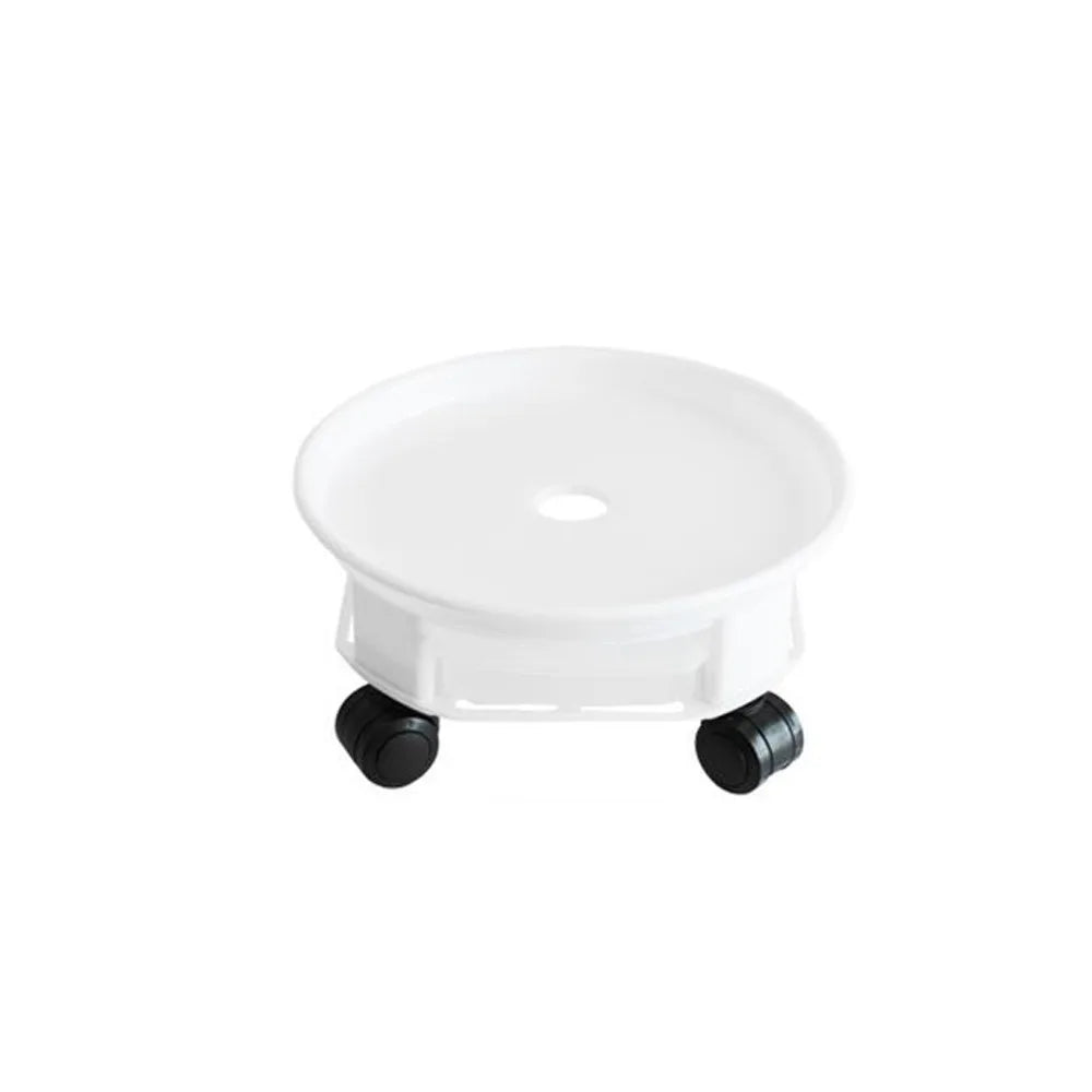 360° Rolling Plant Pot Tray with Wheels & Water Tray